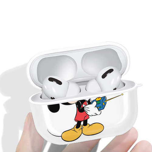 ミッキーマウス Mickey Mouse 【AirPods Pro用】ハードシェル保護ケース 耐衝撃・防指紋・カラビナ付き商品仕様