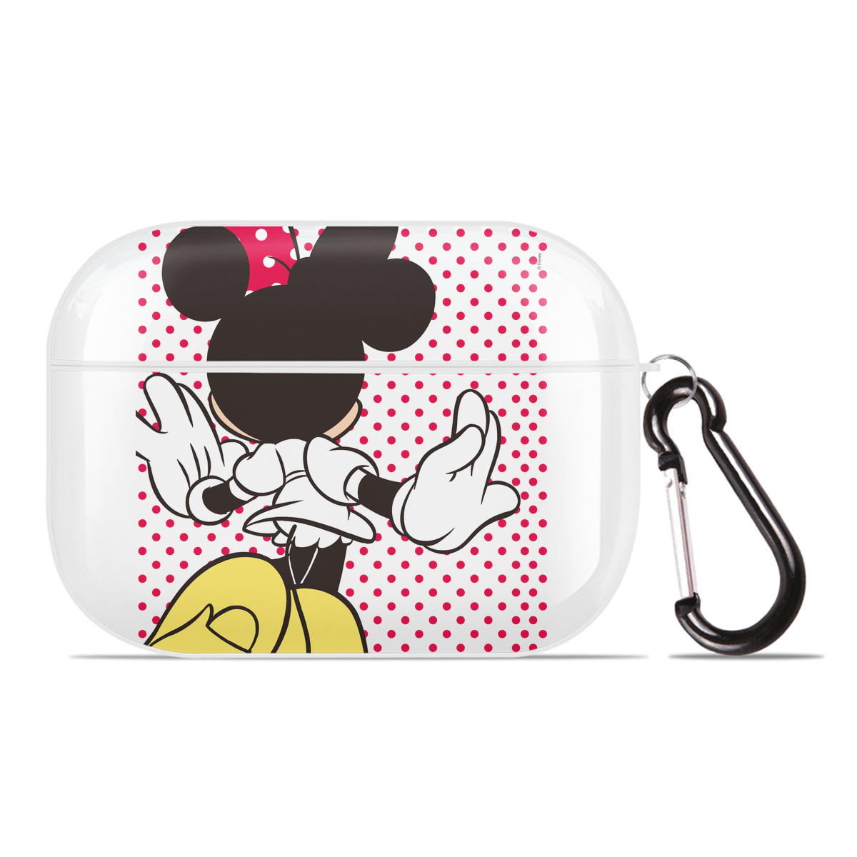 （画像用） ミッキーマウス Mickey Mouse 【AirPods Pro用】ハードシェル保護ケース 耐衝撃・防指紋・カラビナ付き商品仕様