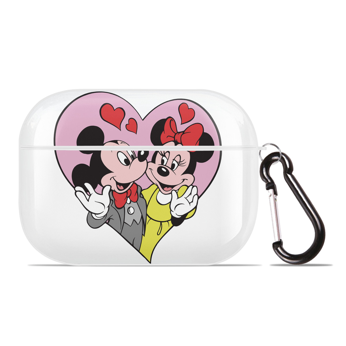 （画像用） ミッキーマウス Mickey Mouse 【AirPods Pro用】ハードシェル保護ケース 耐衝撃・防指紋・カラビナ付き商品仕様