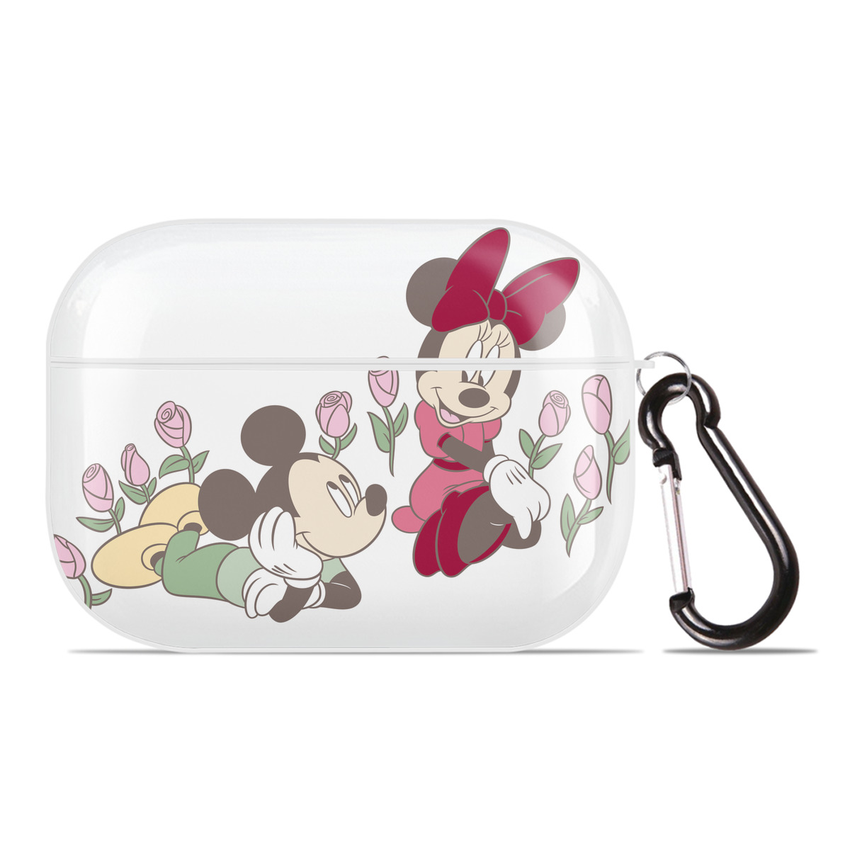（画像用） ミッキーマウス Mickey Mouse 【AirPods Pro用】ハードシェル保護ケース 耐衝撃・防指紋・カラビナ付き商品仕様