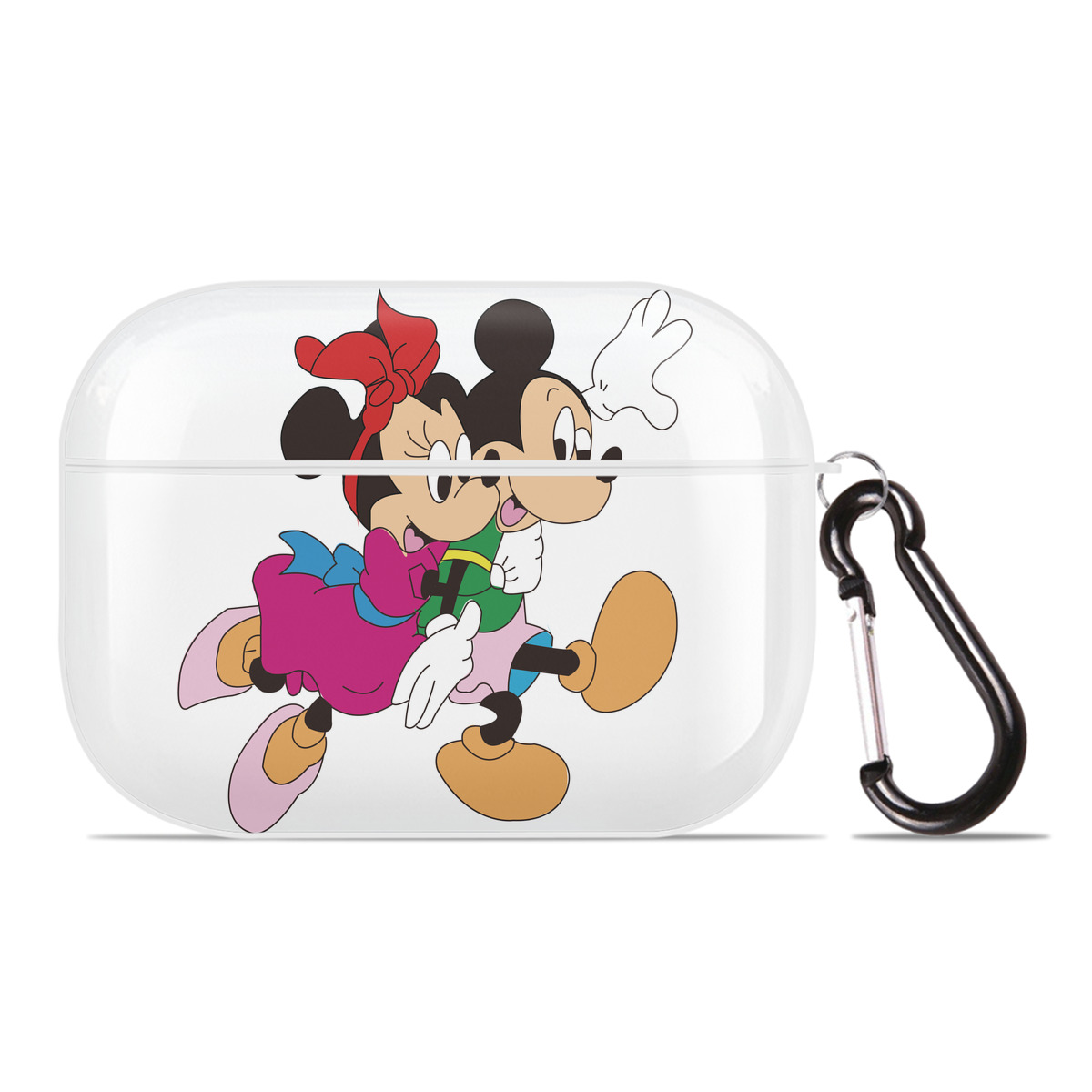 （画像用） ミッキーマウス Mickey Mouse 【AirPods Pro用】ハードシェル保護ケース 耐衝撃・防指紋・カラビナ付き商品仕様
