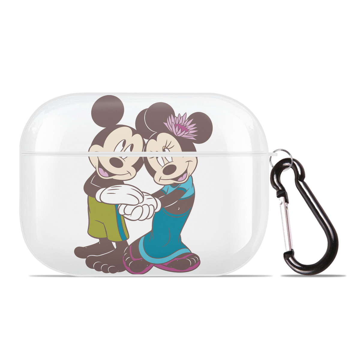 （画像用） ミッキーマウス Mickey Mouse 【AirPods Pro用】ハードシェル保護ケース 耐衝撃・防指紋・カラビナ付き商品仕様