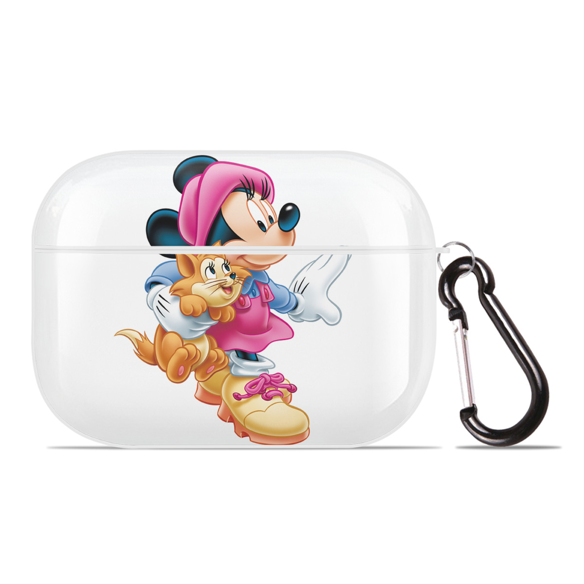（画像用） ミッキーマウス Mickey Mouse 【AirPods Pro用】ハードシェル保護ケース 耐衝撃・防指紋・カラビナ付き商品仕様