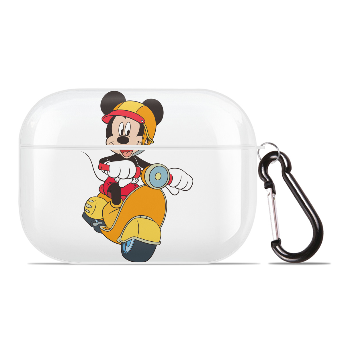 （画像用） ミッキーマウス Mickey Mouse 【AirPods Pro用】ハードシェル保護ケース 耐衝撃・防指紋・カラビナ付き商品仕様