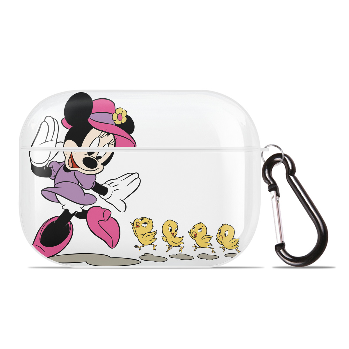 （画像用） ミッキーマウス Mickey Mouse 【AirPods Pro用】ハードシェル保護ケース 耐衝撃・防指紋・カラビナ付き商品仕様