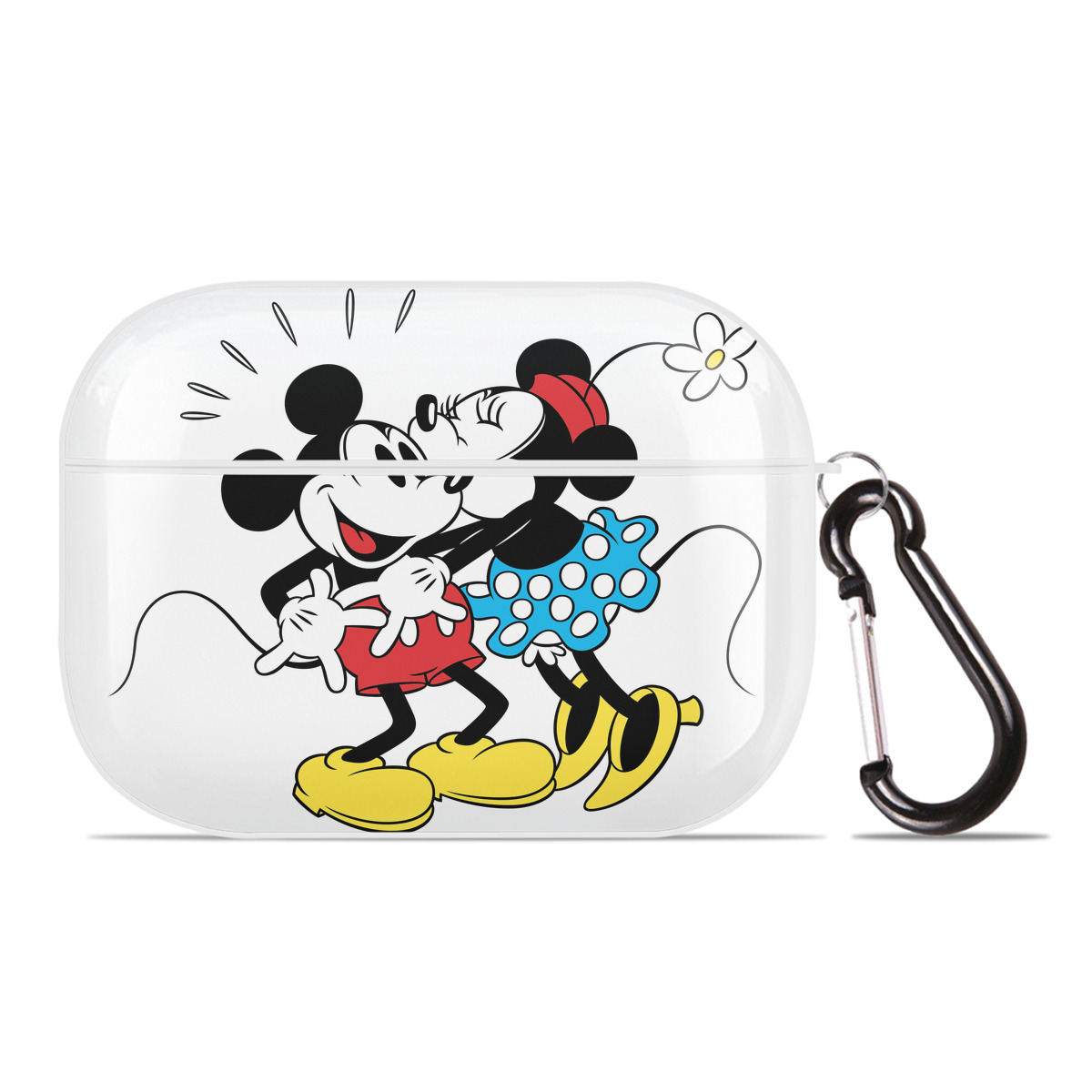 （画像用） ミッキーマウス Mickey Mouse 【AirPods Pro用】ハードシェル保護ケース 耐衝撃・防指紋・カラビナ付き商品仕様