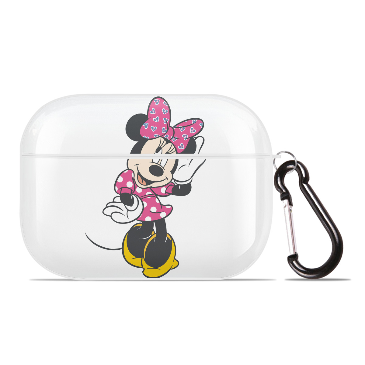 （画像用） ミッキーマウス Mickey Mouse 【AirPods Pro用】ハードシェル保護ケース 耐衝撃・防指紋・カラビナ付き商品仕様