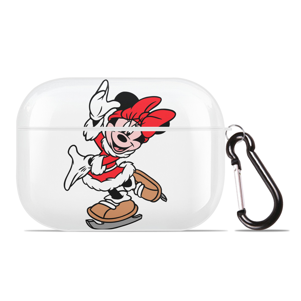（画像用） ミッキーマウス Mickey Mouse 【AirPods Pro用】ハードシェル保護ケース 耐衝撃・防指紋・カラビナ付き商品仕様