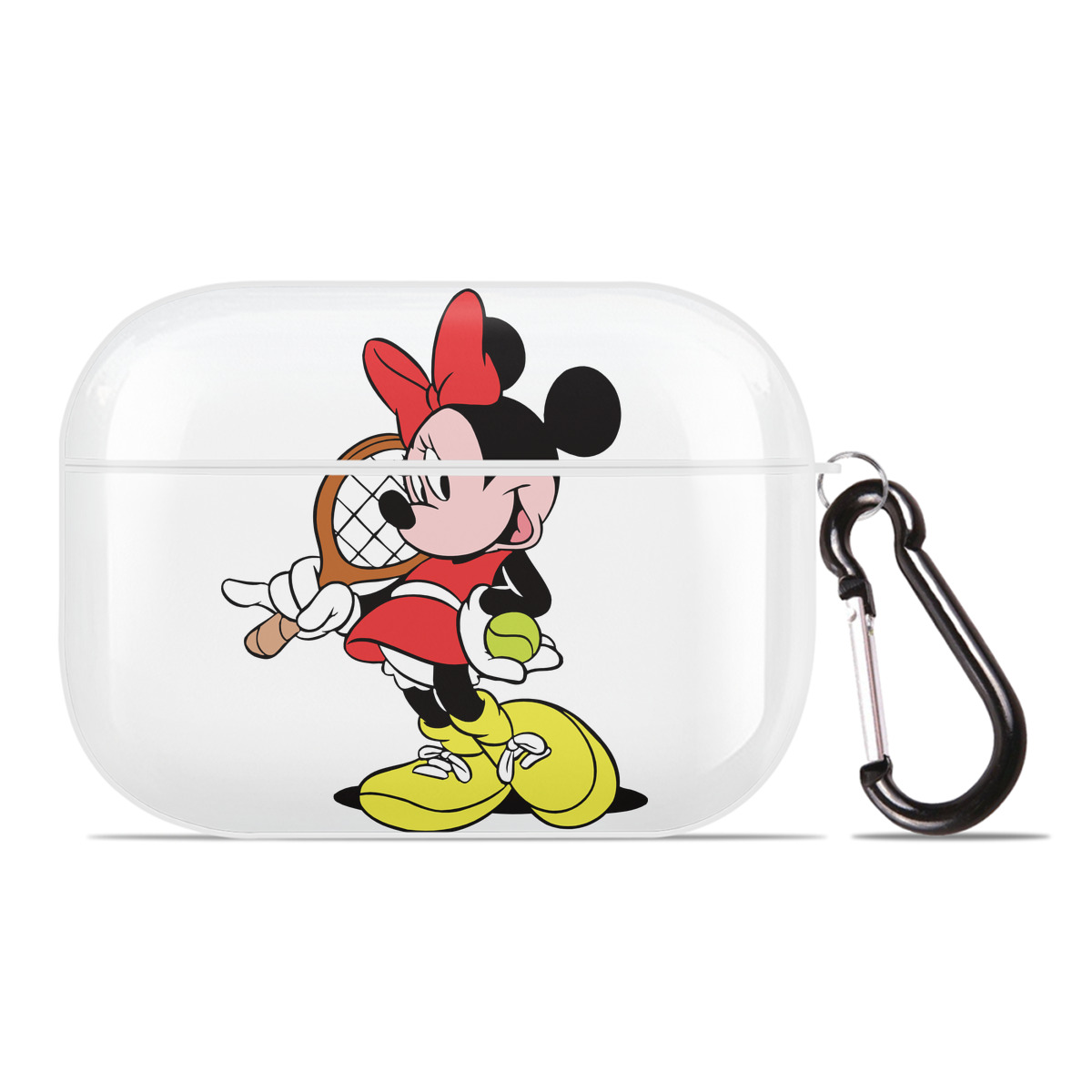 （画像用） ミッキーマウス Mickey Mouse 【AirPods Pro用】ハードシェル保護ケース 耐衝撃・防指紋・カラビナ付き商品仕様