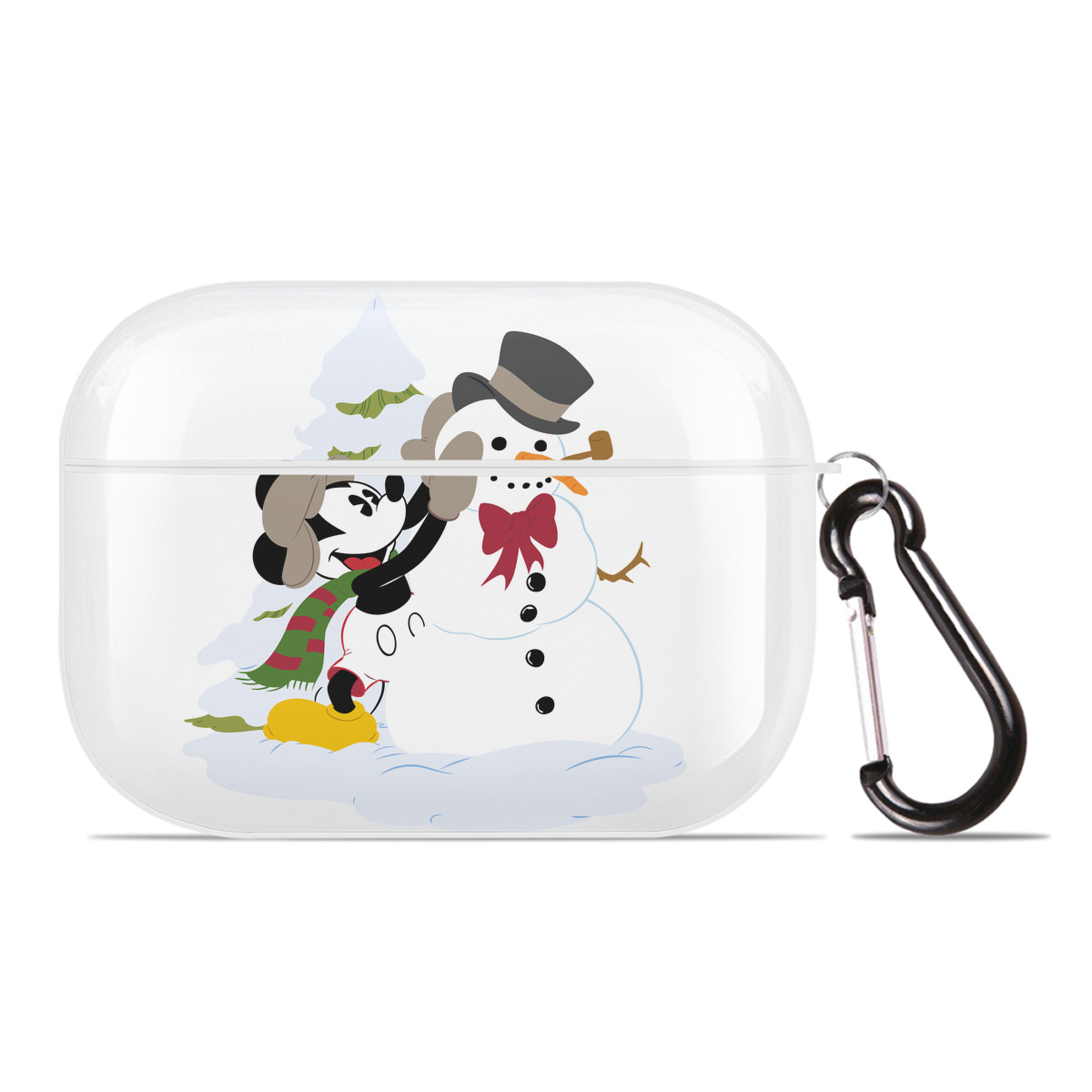 （画像用） ミッキーマウス Mickey Mouse 【AirPods Pro用】ハードシェル保護ケース 耐衝撃・防指紋・カラビナ付き商品仕様