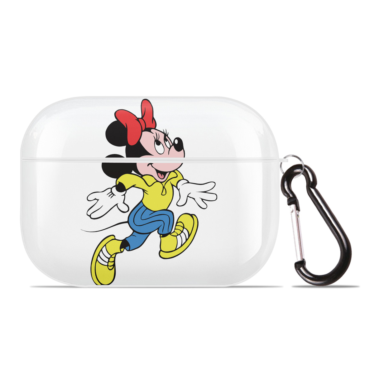 （画像用） ミッキーマウス Mickey Mouse 【AirPods Pro用】ハードシェル保護ケース 耐衝撃・防指紋・カラビナ付き商品仕様