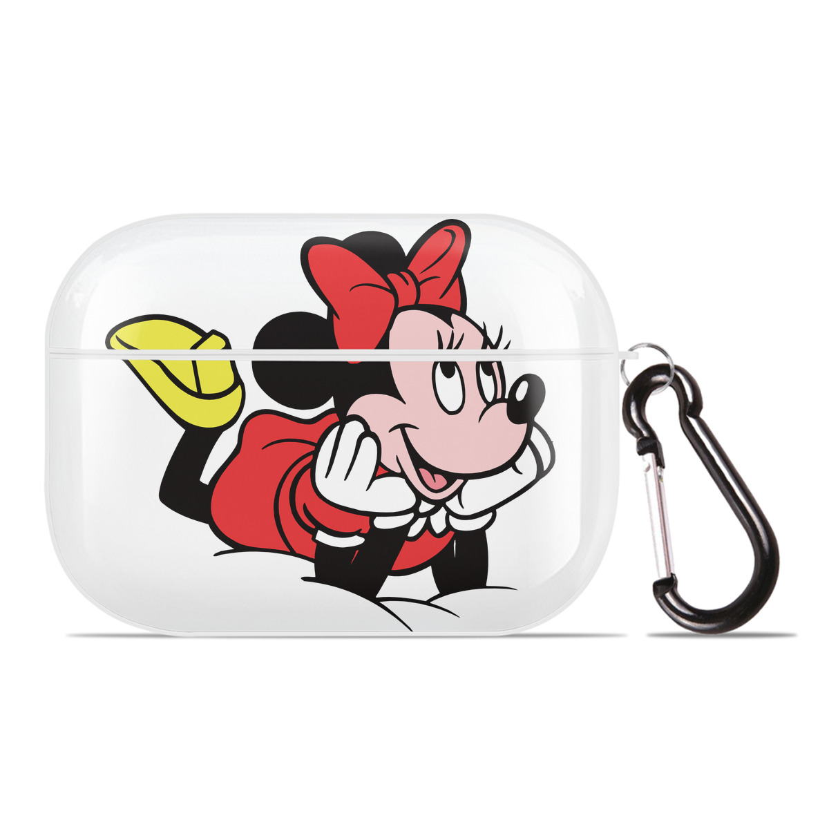 （画像用） ミッキーマウス Mickey Mouse 【AirPods Pro用】ハードシェル保護ケース 耐衝撃・防指紋・カラビナ付き商品仕様