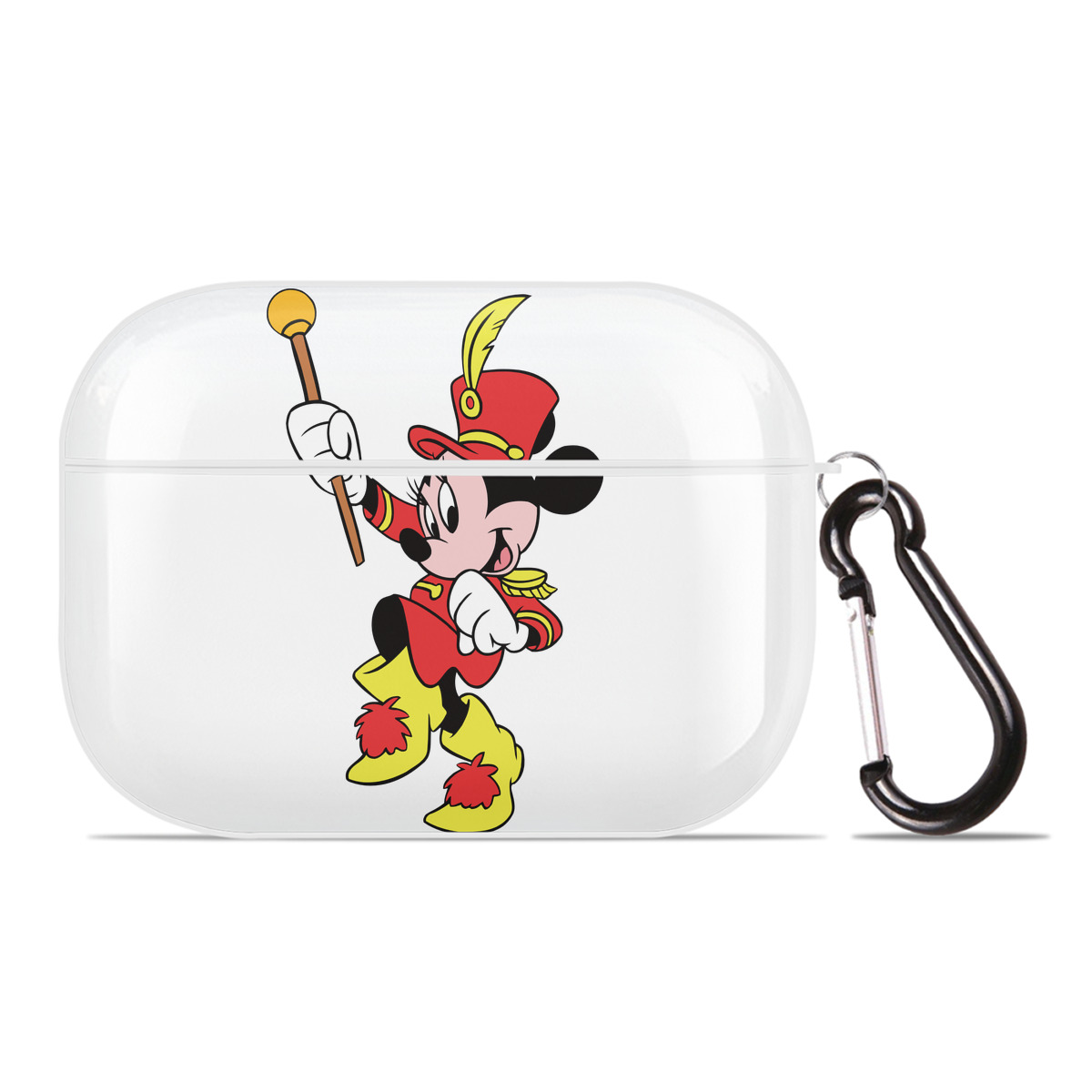 （画像用） ミッキーマウス Mickey Mouse 【AirPods Pro用】ハードシェル保護ケース 耐衝撃・防指紋・カラビナ付き商品仕様