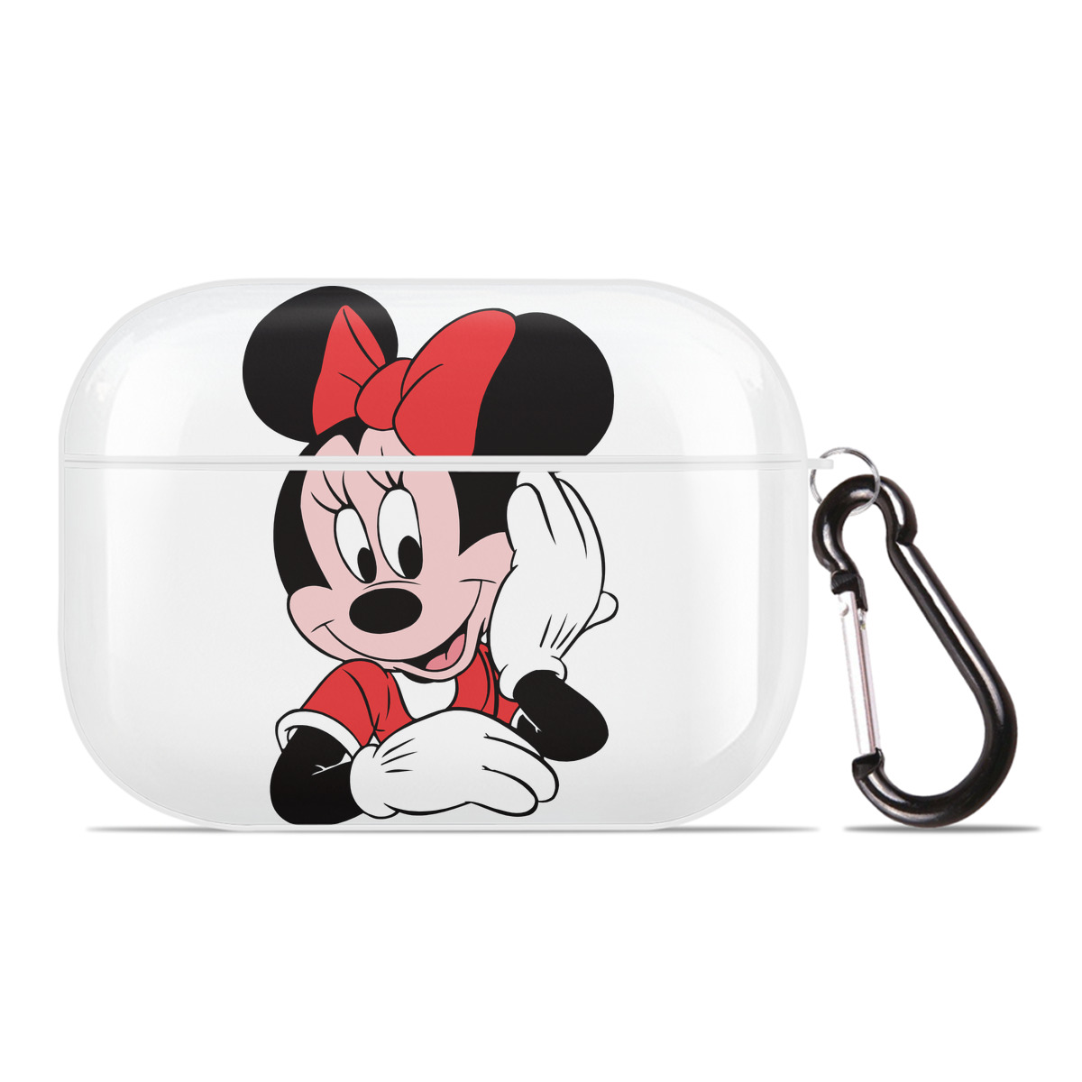 （画像用） ミッキーマウス Mickey Mouse 【AirPods Pro用】ハードシェル保護ケース 耐衝撃・防指紋・カラビナ付き商品仕様