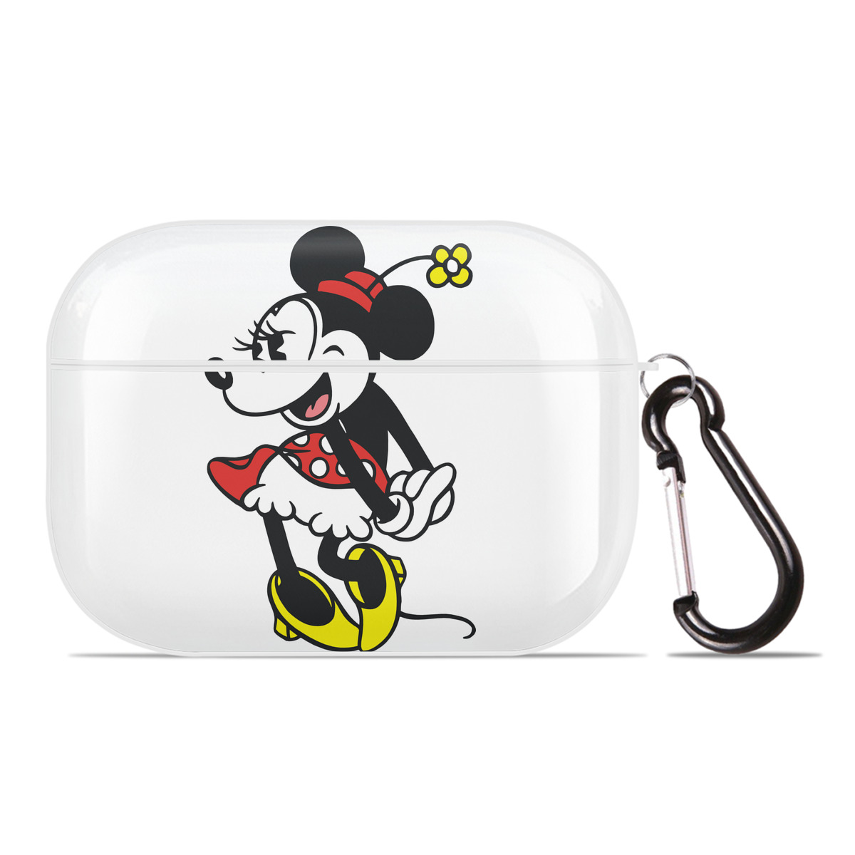 （画像用） ミッキーマウス Mickey Mouse 【AirPods Pro用】ハードシェル保護ケース 耐衝撃・防指紋・カラビナ付き商品仕様