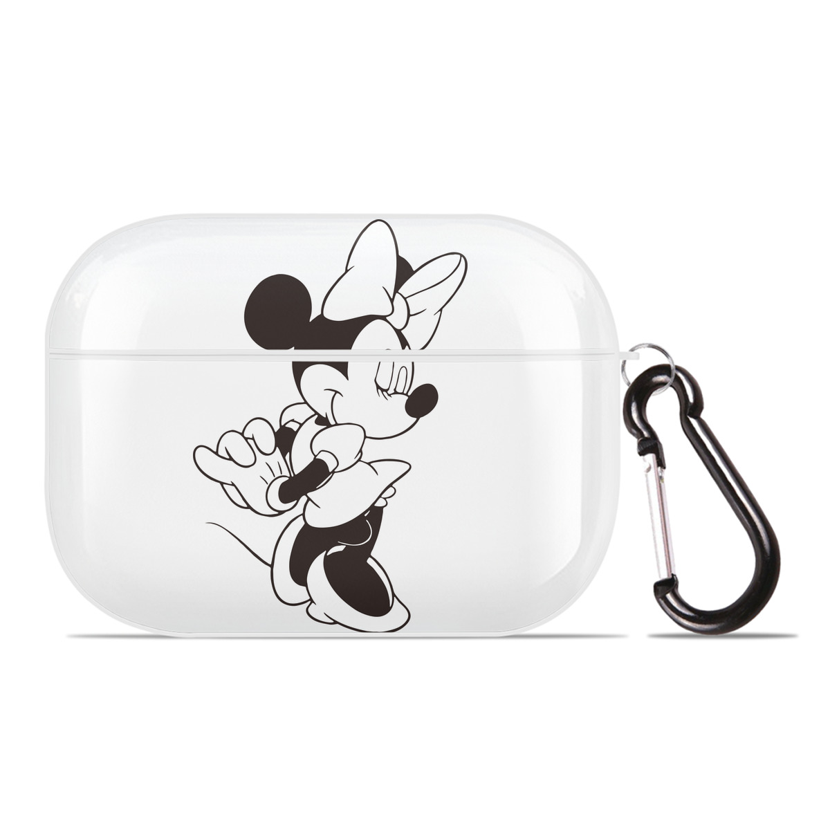 （画像用） ミッキーマウス Mickey Mouse 【AirPods Pro用】ハードシェル保護ケース 耐衝撃・防指紋・カラビナ付き商品仕様