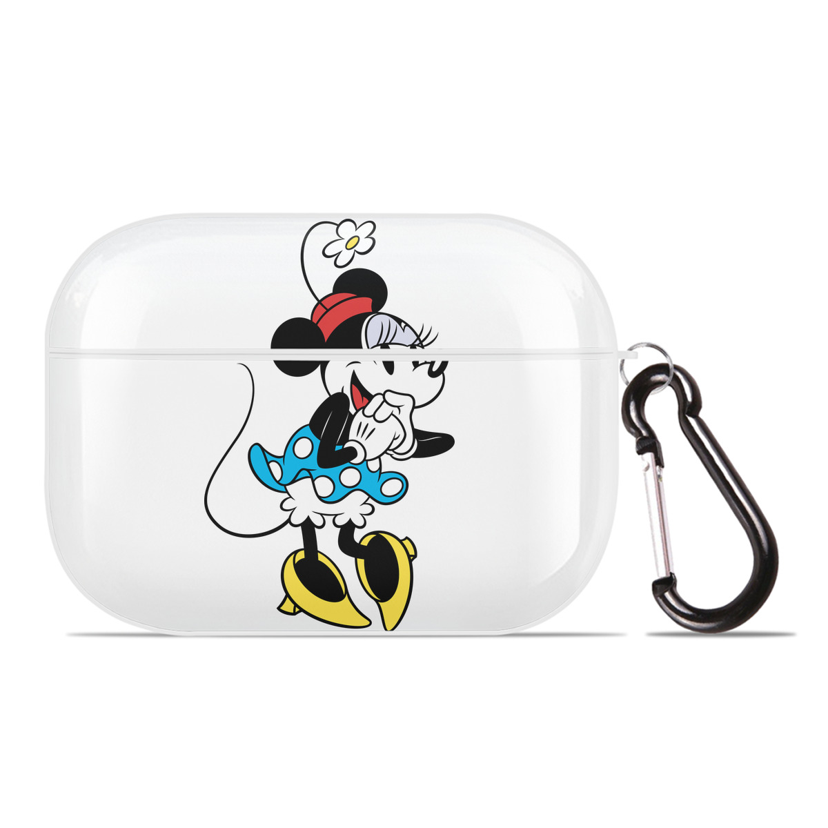 （画像用） ミッキーマウス Mickey Mouse 【AirPods Pro用】ハードシェル保護ケース 耐衝撃・防指紋・カラビナ付き商品仕様