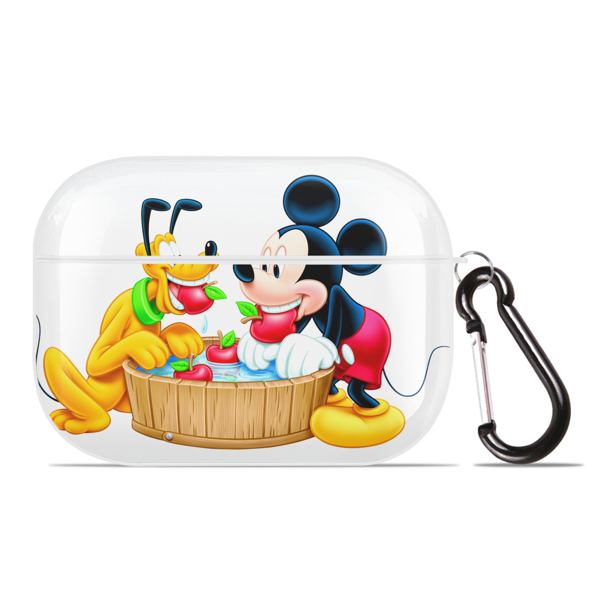 （画像用） ミッキーマウス Mickey Mouse 【AirPods Pro用】ハードシェル保護ケース 耐衝撃・防指紋・カラビナ付き商品仕様