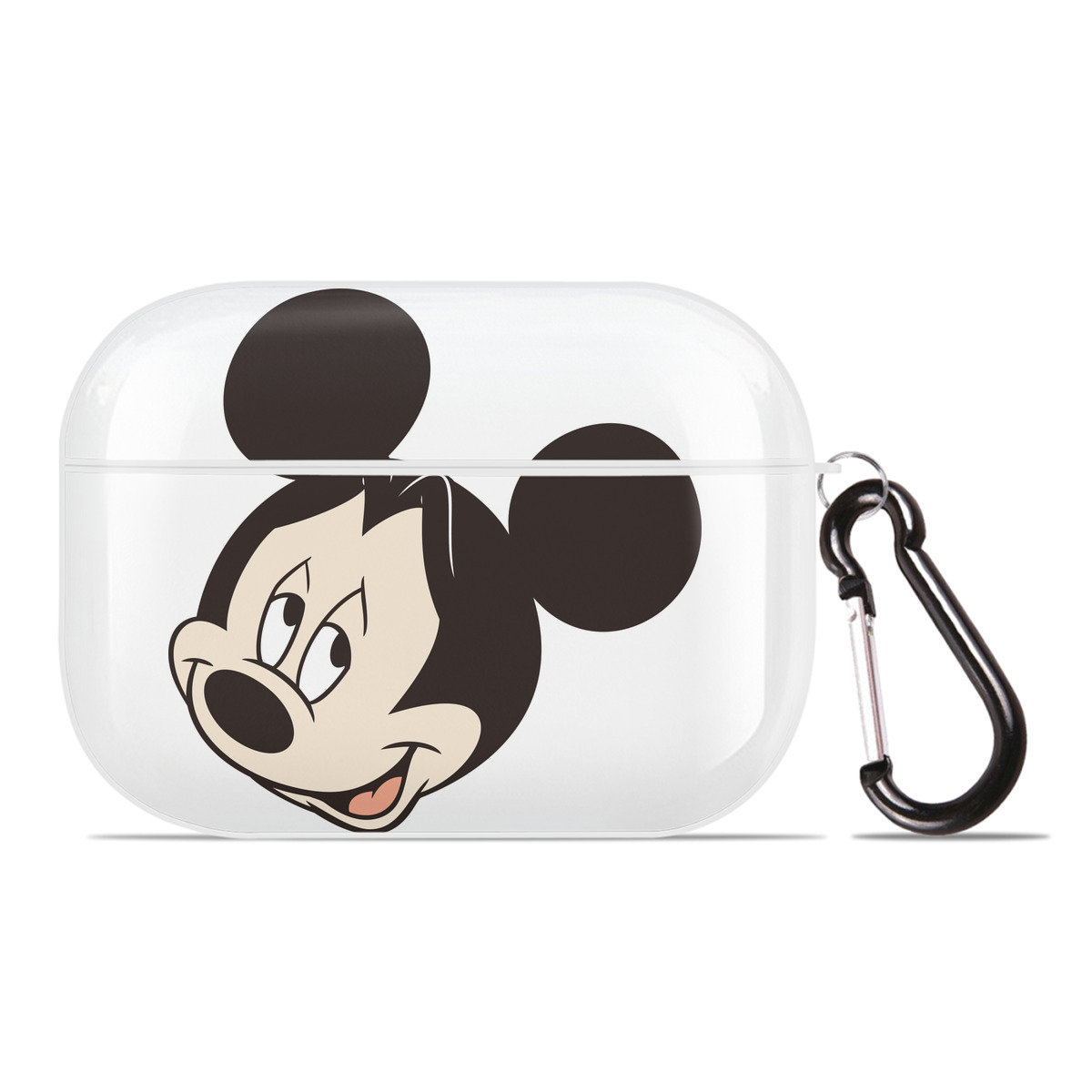 （画像用） ミッキーマウス Mickey Mouse 【AirPods Pro用】ハードシェル保護ケース 耐衝撃・防指紋・カラビナ付き商品仕様
