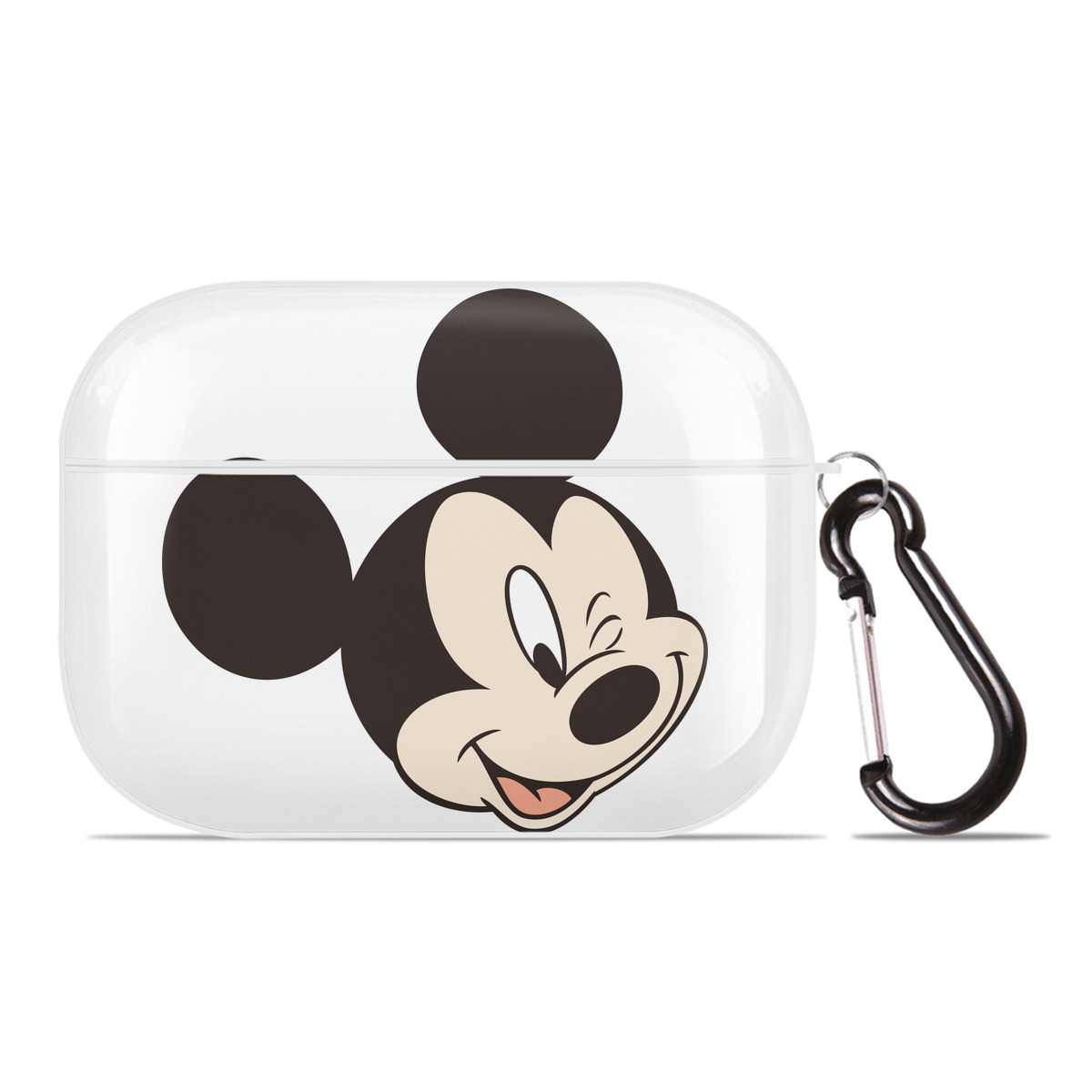 （画像用） ミッキーマウス Mickey Mouse 【AirPods Pro用】ハードシェル保護ケース 耐衝撃・防指紋・カラビナ付き商品仕様