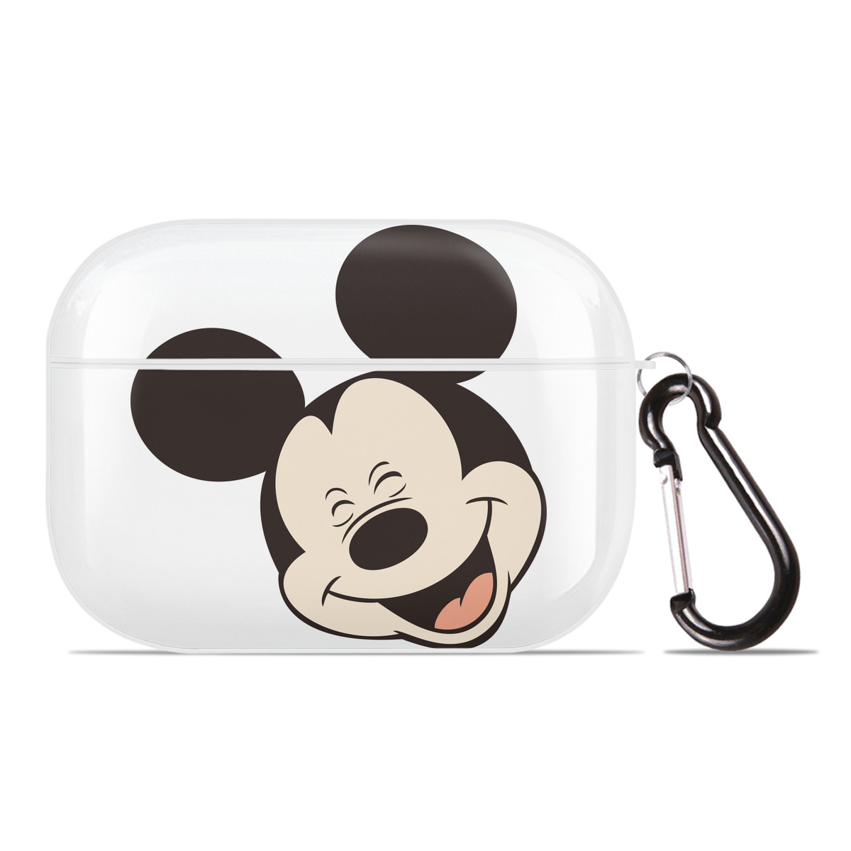 （画像用） ミッキーマウス Mickey Mouse 【AirPods Pro用】ハードシェル保護ケース 耐衝撃・防指紋・カラビナ付き商品仕様
