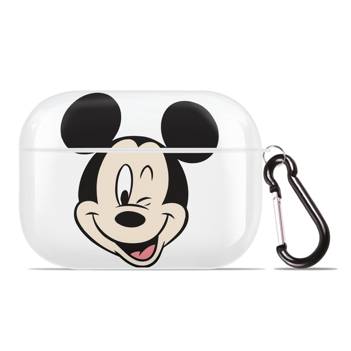 （画像用） ミッキーマウス Mickey Mouse 【AirPods Pro用】ハードシェル保護ケース 耐衝撃・防指紋・カラビナ付き商品仕様