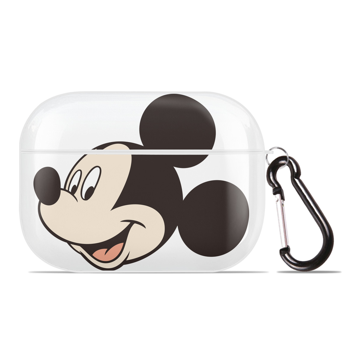 （画像用） ミッキーマウス Mickey Mouse 【AirPods Pro用】ハードシェル保護ケース 耐衝撃・防指紋・カラビナ付き商品仕様
