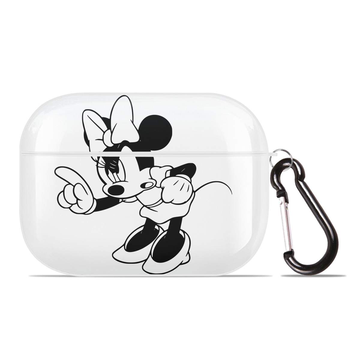 （画像用） ミッキーマウス Mickey Mouse 【AirPods Pro用】ハードシェル保護ケース 耐衝撃・防指紋・カラビナ付き商品仕様