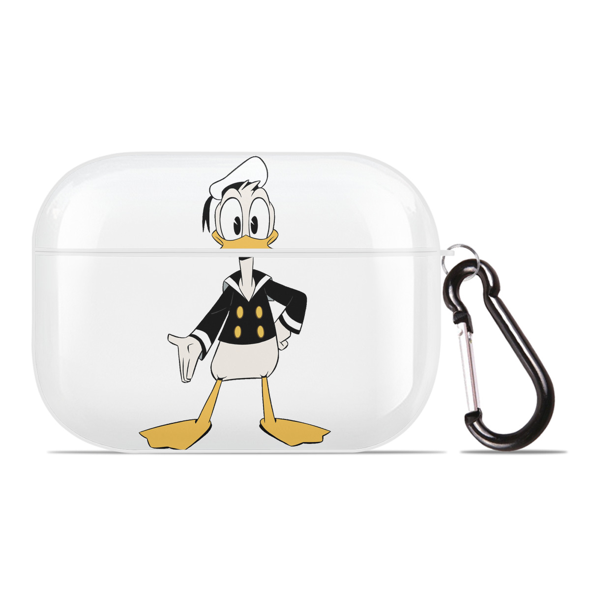 （画像用） ミッキーマウス Mickey Mouse 【AirPods Pro用】ハードシェル保護ケース 耐衝撃・防指紋・カラビナ付き商品仕様