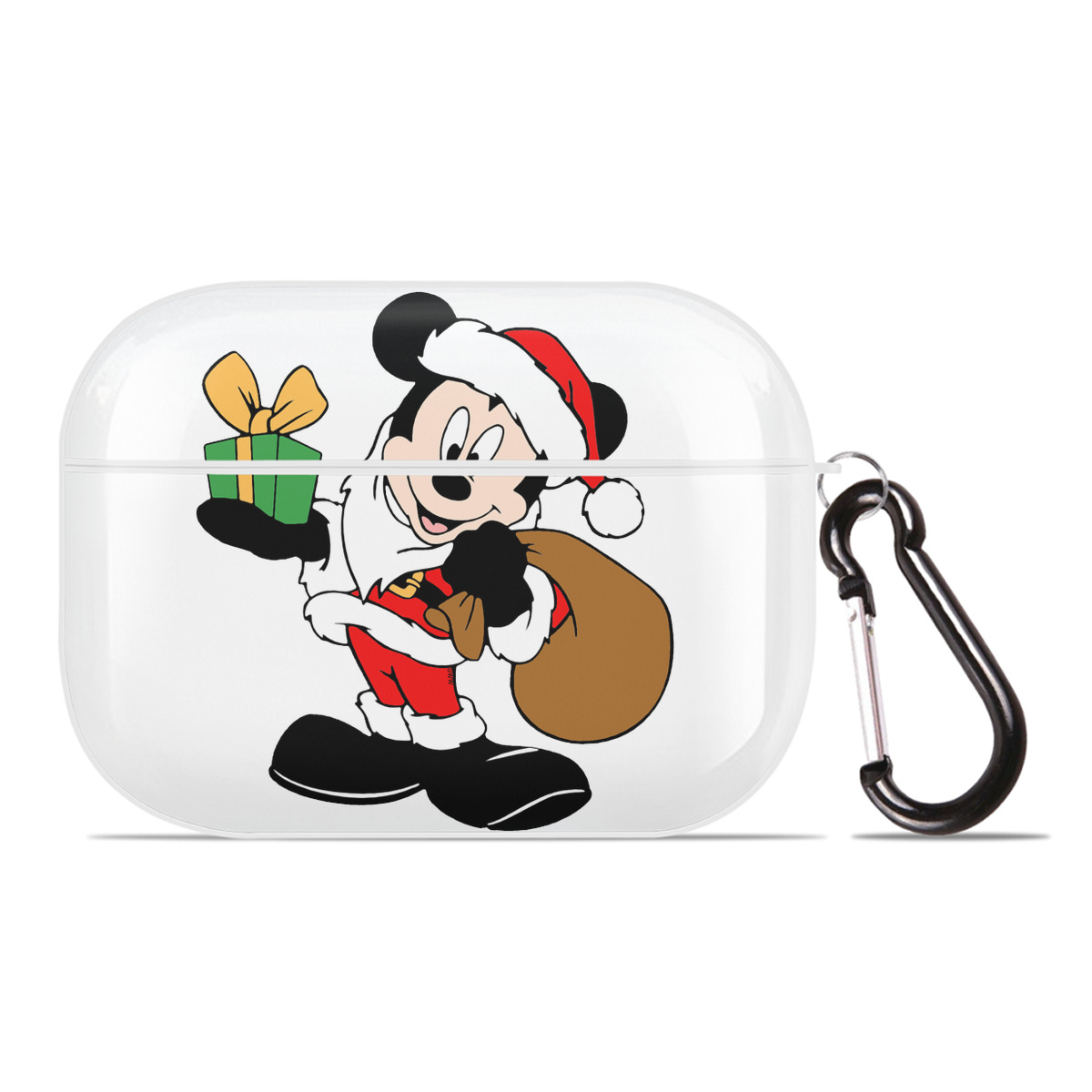 （画像用） ミッキーマウス Mickey Mouse 【AirPods Pro用】ハードシェル保護ケース 耐衝撃・防指紋・カラビナ付き商品仕様