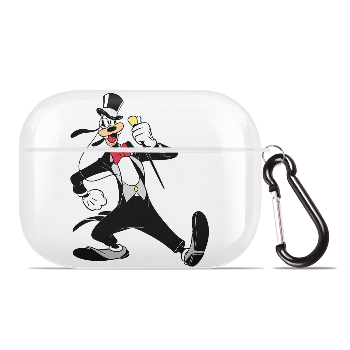 （画像用） ミッキーマウス Mickey Mouse 【AirPods Pro用】ハードシェル保護ケース 耐衝撃・防指紋・カラビナ付き商品仕様