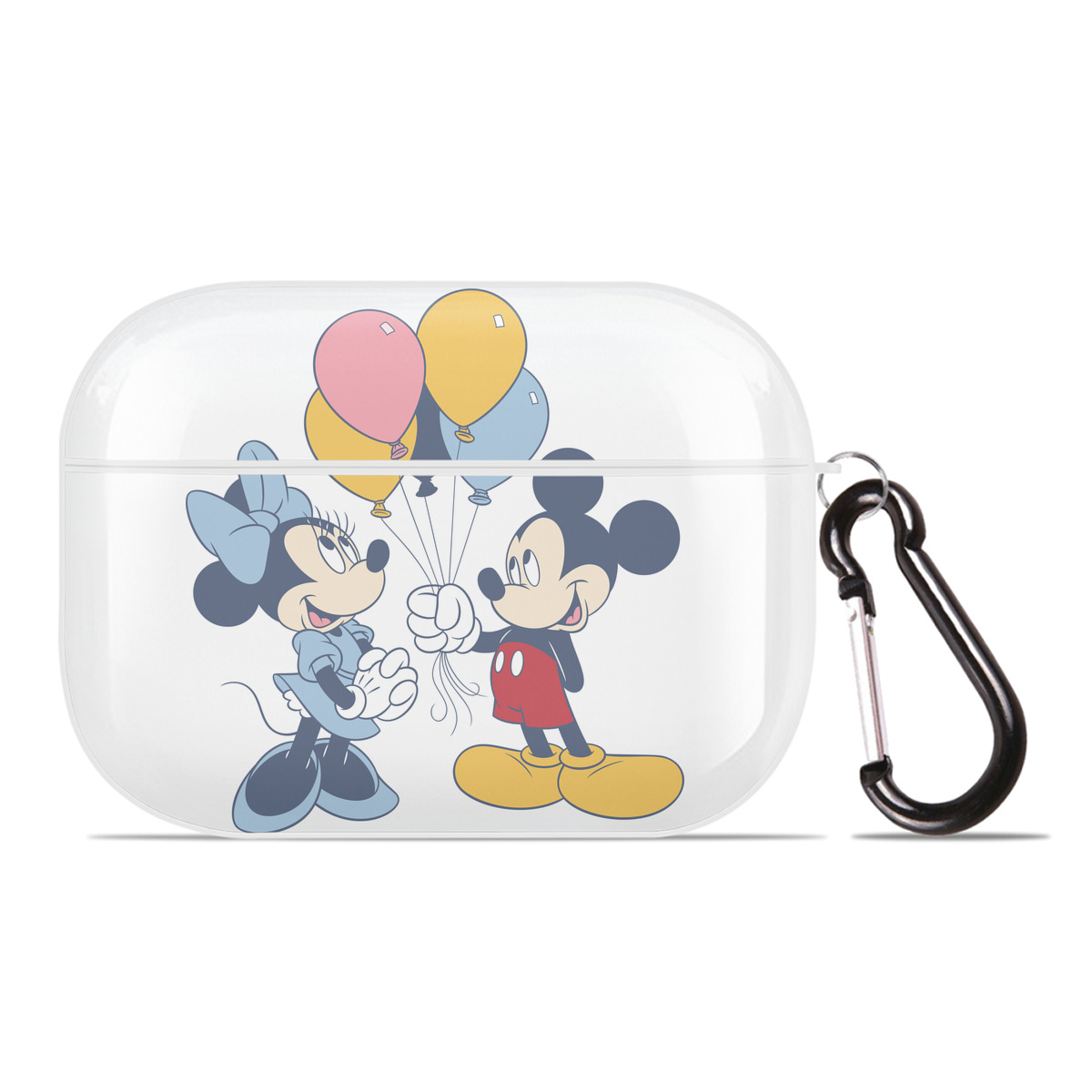 （画像用） ミッキーマウス Mickey Mouse 【AirPods Pro用】ハードシェル保護ケース 耐衝撃・防指紋・カラビナ付き商品仕様