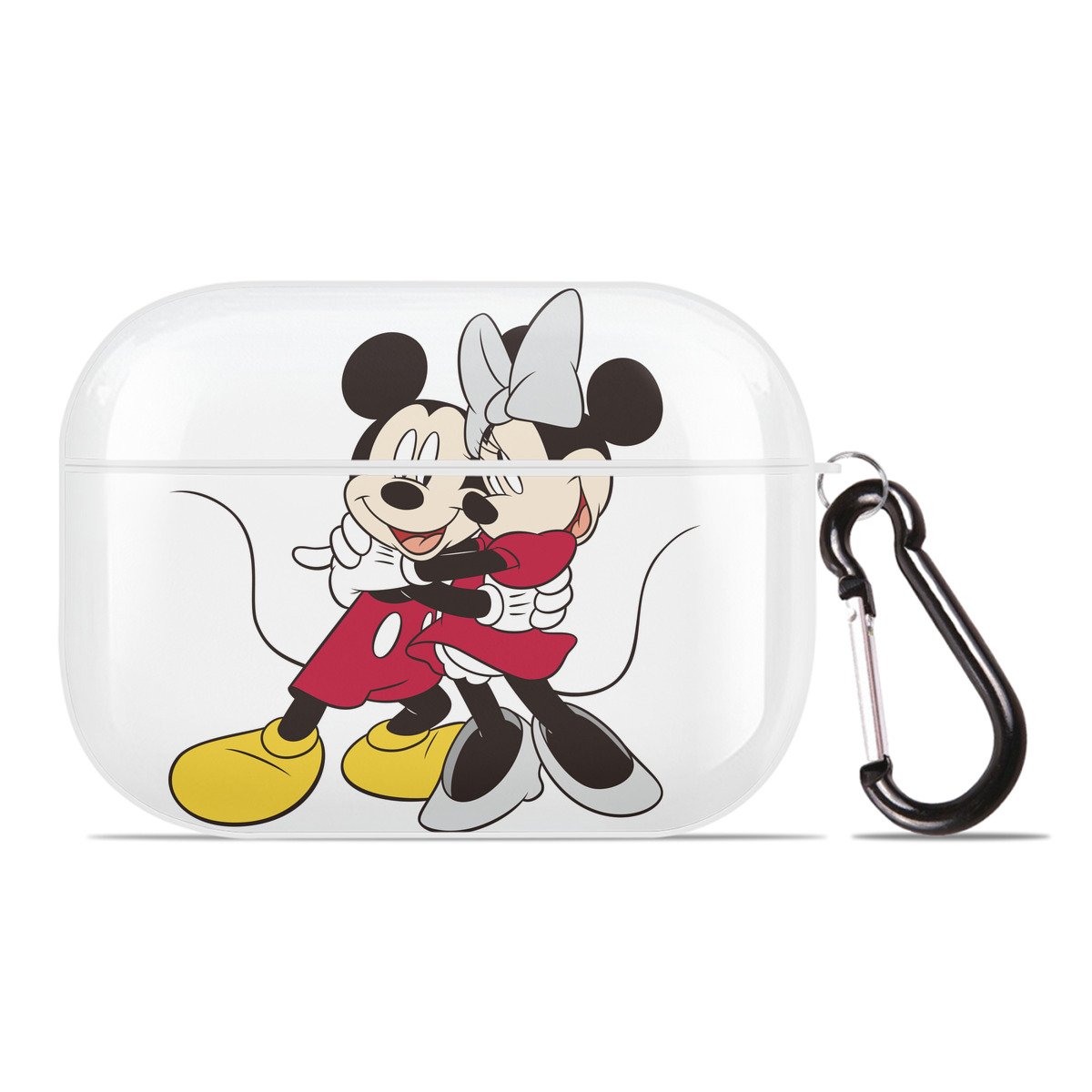 （画像用） ミッキーマウス Mickey Mouse 【AirPods Pro用】ハードシェル保護ケース 耐衝撃・防指紋・カラビナ付き商品仕様