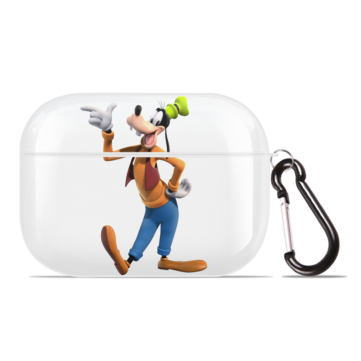 （画像用） ミッキーマウス Mickey Mouse 【AirPods Pro用】ハードシェル保護ケース 耐衝撃・防指紋・カラビナ付き商品仕様