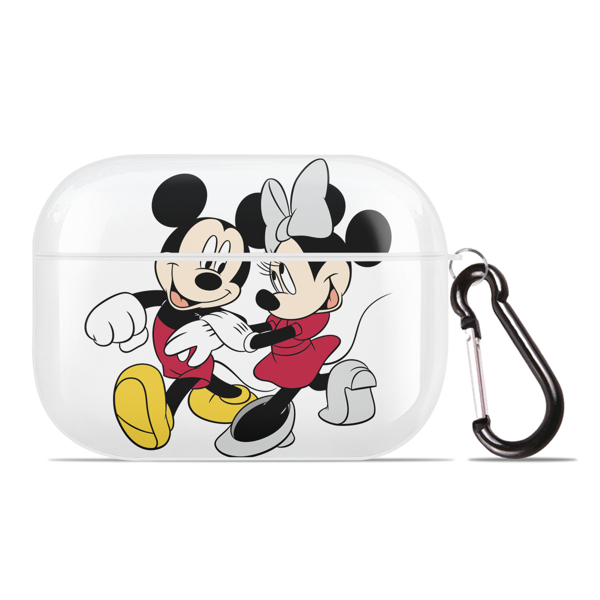 （画像用） ミッキーマウス Mickey Mouse 【AirPods Pro用】ハードシェル保護ケース 耐衝撃・防指紋・カラビナ付き商品仕様