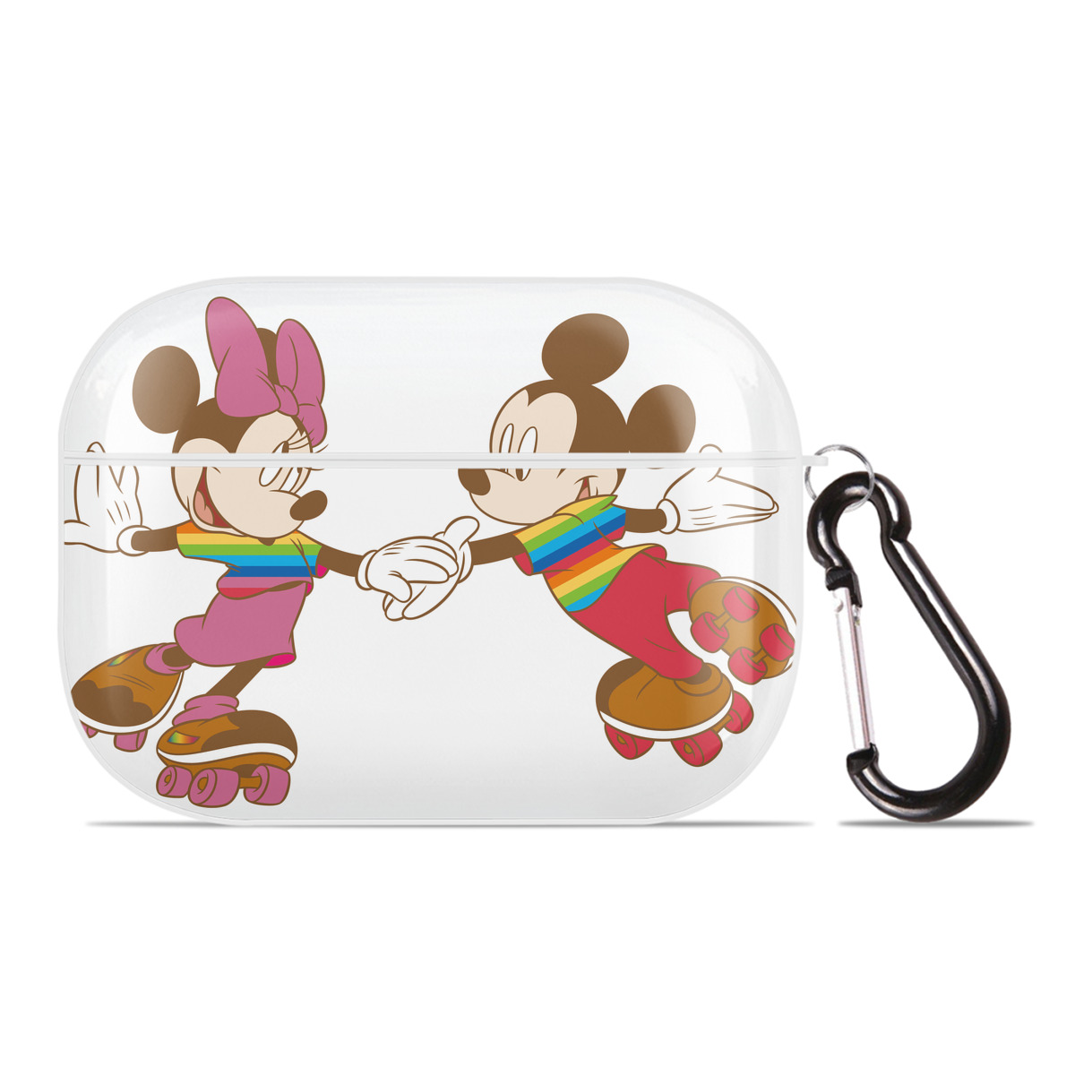 （画像用） ミッキーマウス Mickey Mouse 【AirPods Pro用】ハードシェル保護ケース 耐衝撃・防指紋・カラビナ付き商品仕様
