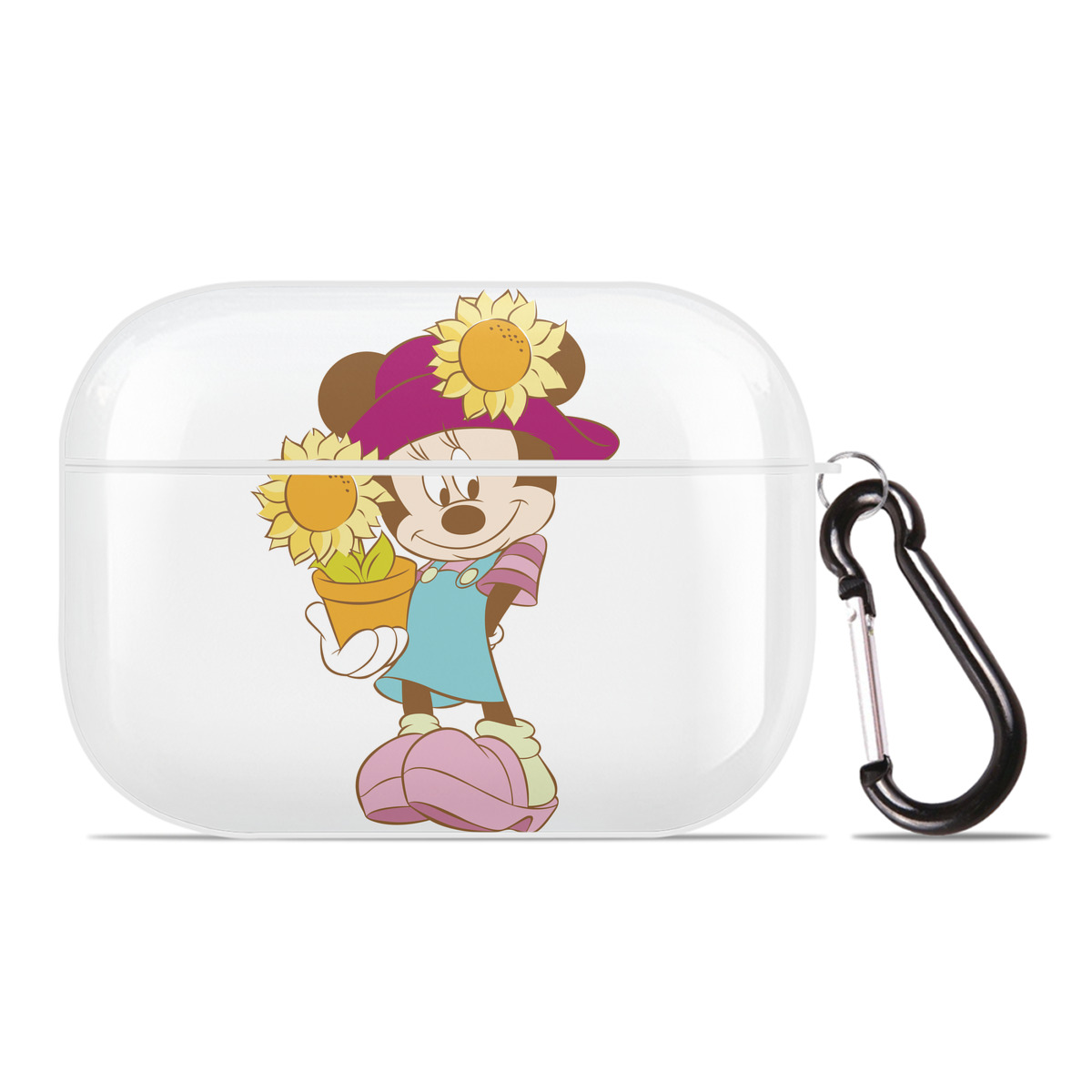 （画像用） ミッキーマウス Mickey Mouse 【AirPods Pro用】ハードシェル保護ケース 耐衝撃・防指紋・カラビナ付き商品仕様