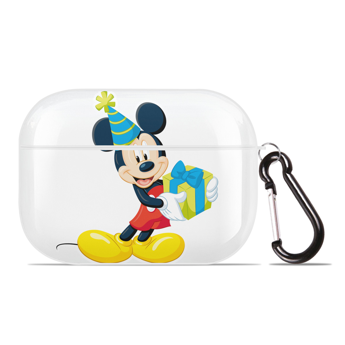 （画像用） ミッキーマウス Mickey Mouse 【AirPods Pro用】ハードシェル保護ケース 耐衝撃・防指紋・カラビナ付き商品仕様