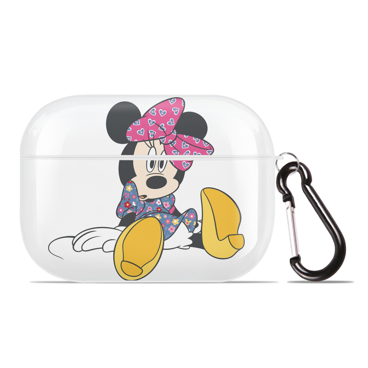 （画像用） ミッキーマウス Mickey Mouse 【AirPods Pro用】ハードシェル保護ケース 耐衝撃・防指紋・カラビナ付き商品仕様