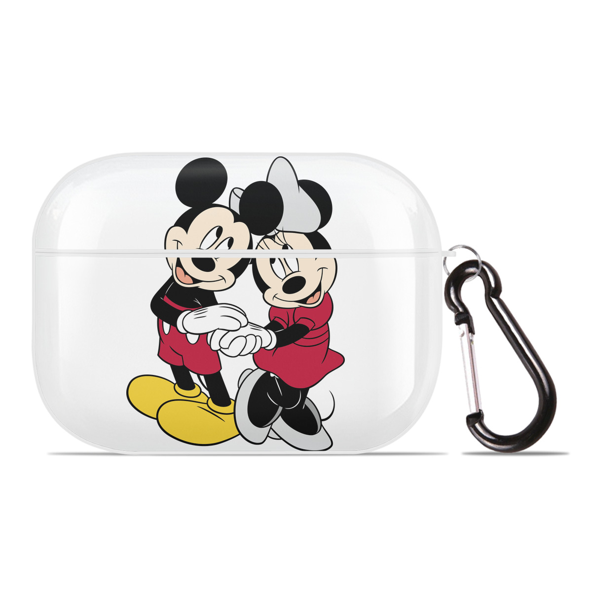（画像用） ミッキーマウス Mickey Mouse 【AirPods Pro用】ハードシェル保護ケース 耐衝撃・防指紋・カラビナ付き商品仕様