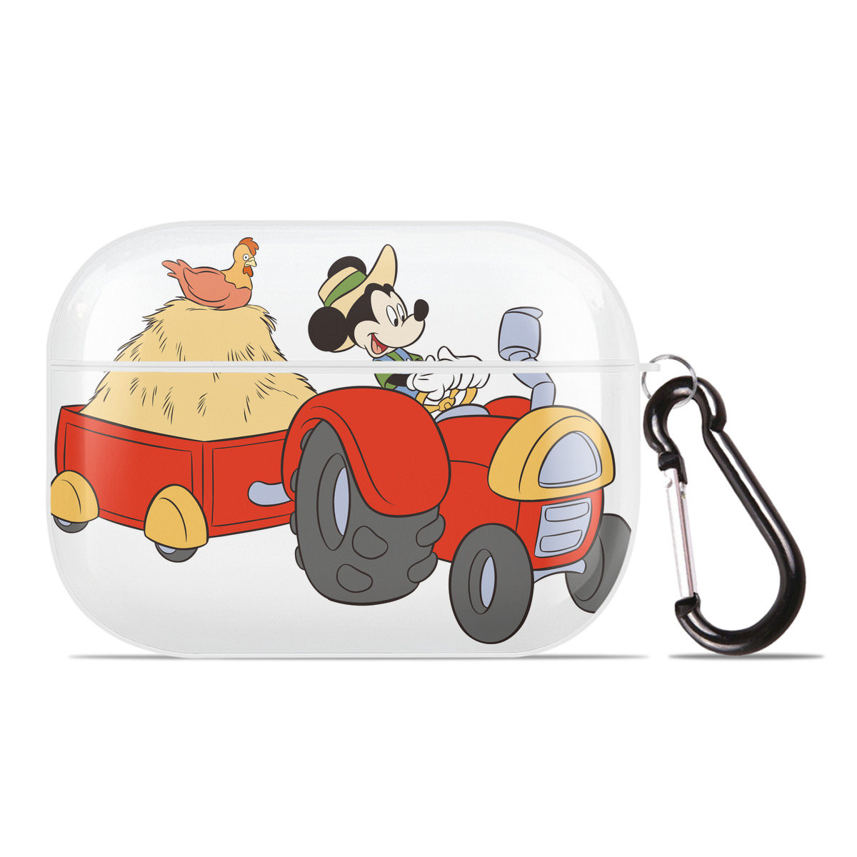 （画像用） ミッキーマウス Mickey Mouse 【AirPods Pro用】ハードシェル保護ケース 耐衝撃・防指紋・カラビナ付き商品仕様