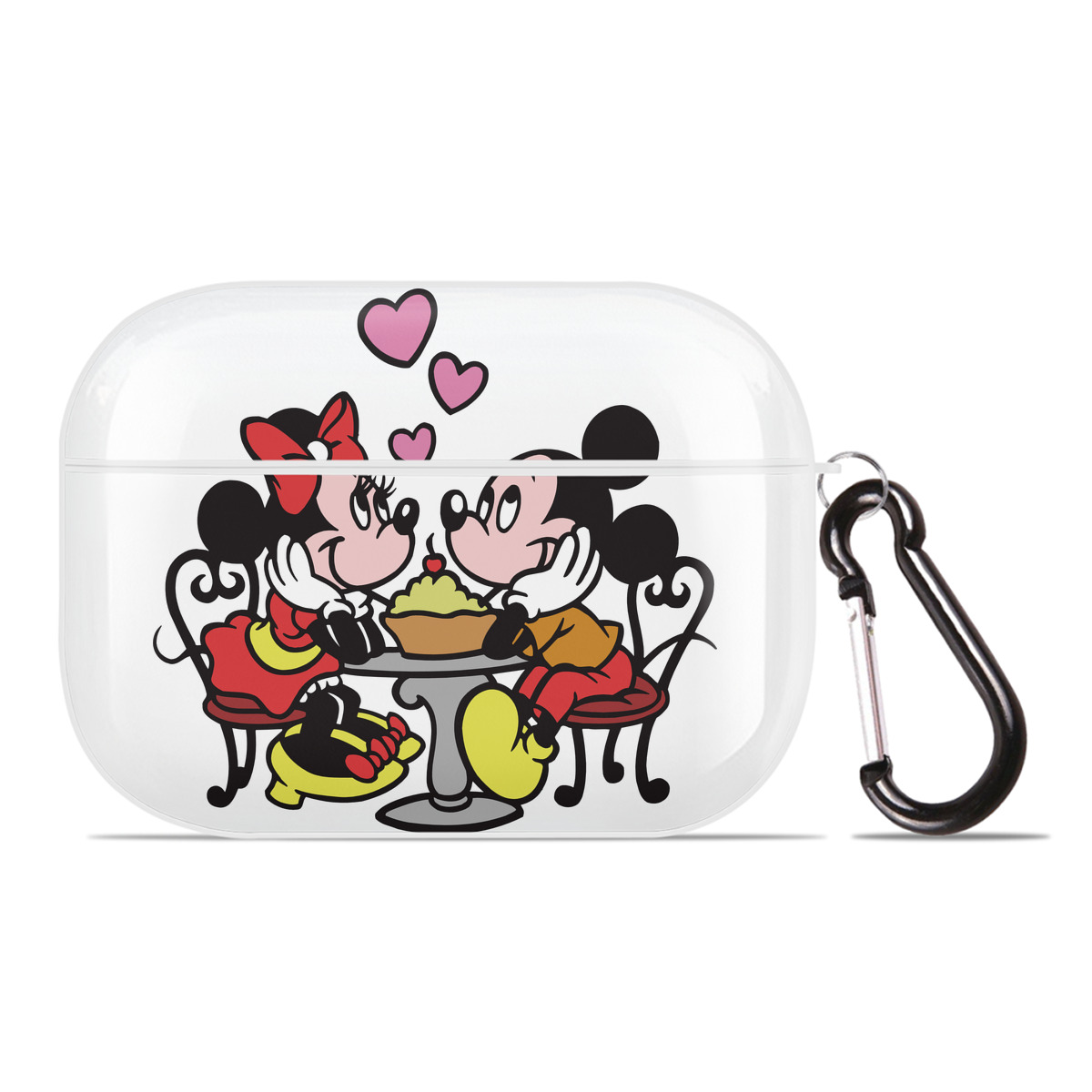 （画像用） ミッキーマウス Mickey Mouse 【AirPods Pro用】ハードシェル保護ケース 耐衝撃・防指紋・カラビナ付き商品仕様