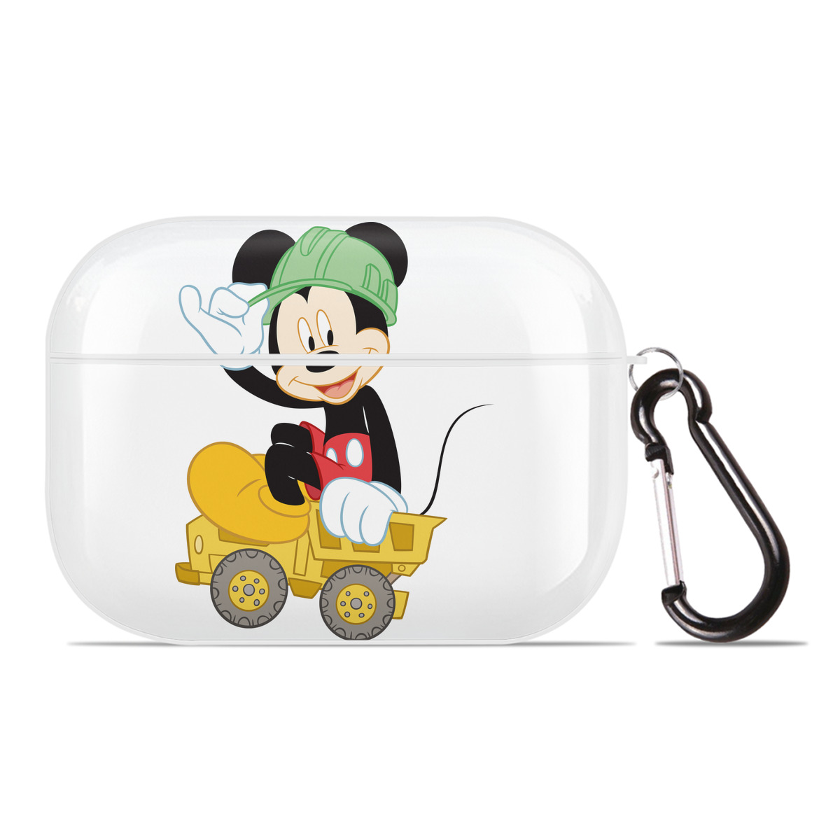 （画像用） ミッキーマウス Mickey Mouse 【AirPods Pro用】ハードシェル保護ケース 耐衝撃・防指紋・カラビナ付き商品仕様