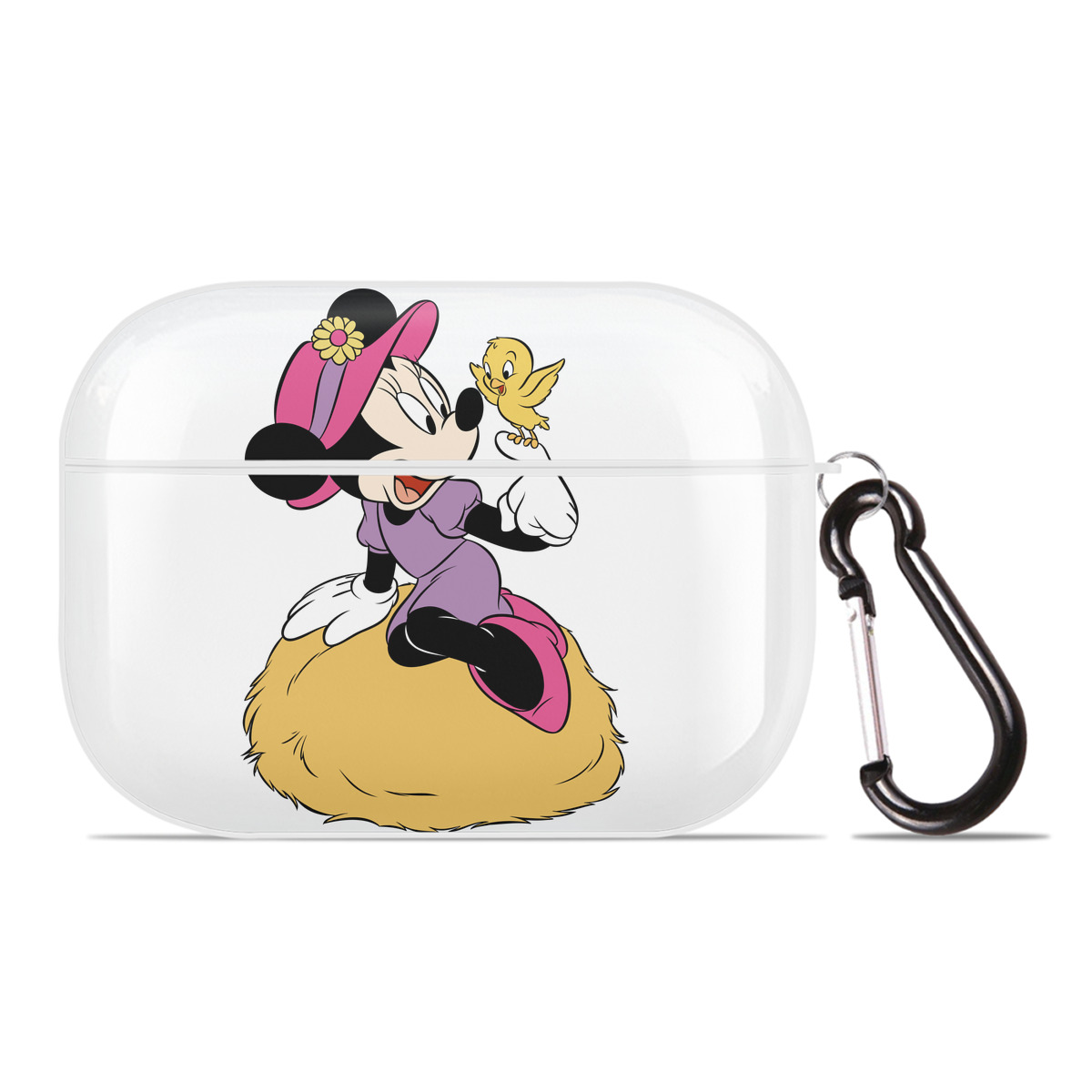 （画像用） ミッキーマウス Mickey Mouse 【AirPods Pro用】ハードシェル保護ケース 耐衝撃・防指紋・カラビナ付き商品仕様