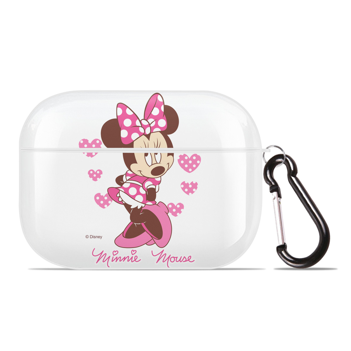 （画像用） ミッキーマウス Mickey Mouse 【AirPods Pro用】ハードシェル保護ケース 耐衝撃・防指紋・カラビナ付き商品仕様