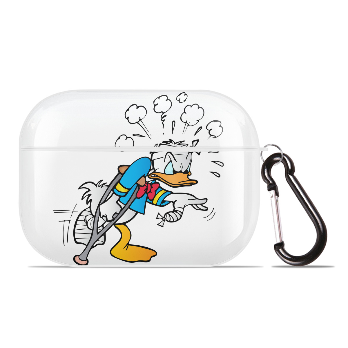 （画像用） ミッキーマウス Mickey Mouse 【AirPods Pro用】ハードシェル保護ケース 耐衝撃・防指紋・カラビナ付き商品仕様
