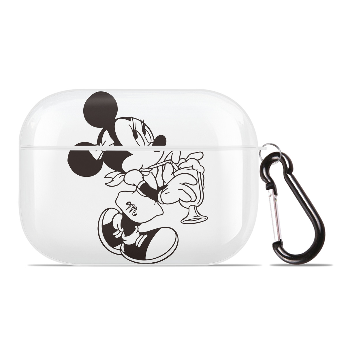 （画像用） ミッキーマウス Mickey Mouse 【AirPods Pro用】ハードシェル保護ケース 耐衝撃・防指紋・カラビナ付き商品仕様