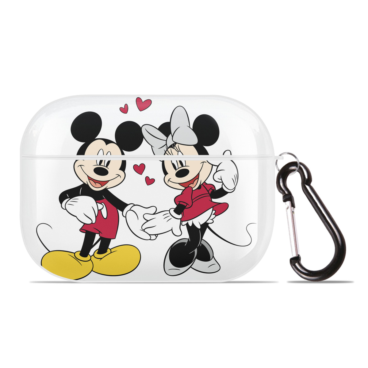 （画像用） ミッキーマウス Mickey Mouse 【AirPods Pro用】ハードシェル保護ケース 耐衝撃・防指紋・カラビナ付き商品仕様