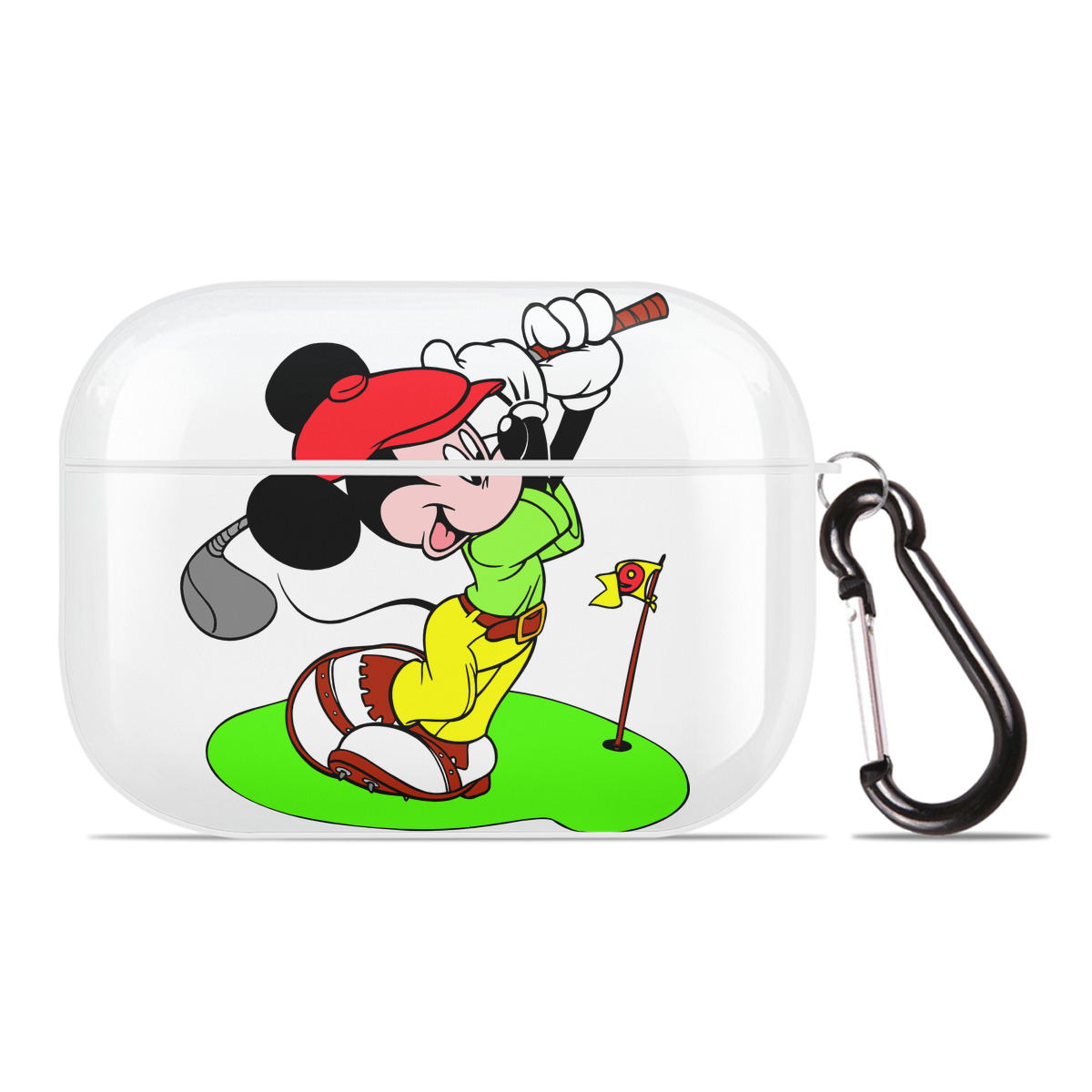 （画像用） ミッキーマウス Mickey Mouse 【AirPods Pro用】ハードシェル保護ケース 耐衝撃・防指紋・カラビナ付き商品仕様