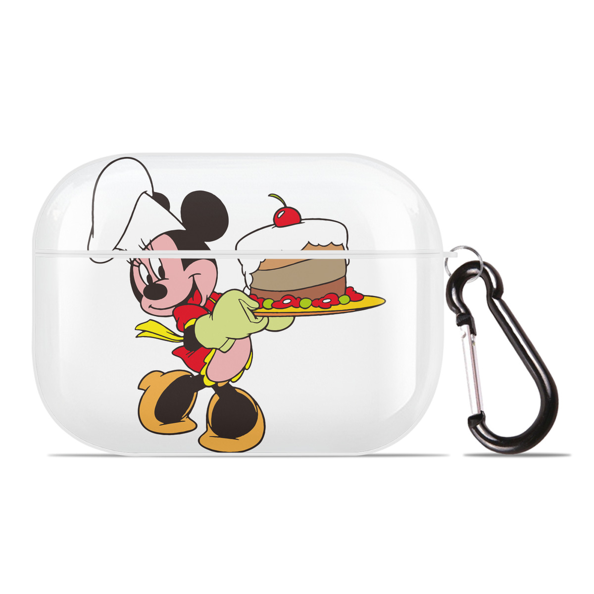 （画像用） ミッキーマウス Mickey Mouse 【AirPods Pro用】ハードシェル保護ケース 耐衝撃・防指紋・カラビナ付き商品仕様